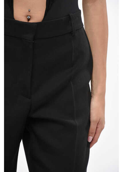 Pantaloni office THE ROW Virgin Wool And Wool Borgo Pants Black Femei (BM 19140350) 3