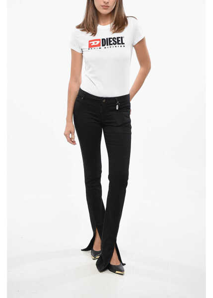 Blugi drepti DSQUARED2 Icon Regular Fit Trumpet Jeans With Charm 17Cm Black Femei (BM 19140542) 4