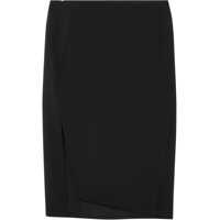 Fuste scurte Gabardine Miniskirt With Side Split Femei