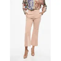 Pantaloni office Corduroy Single Pleated Pants Femei