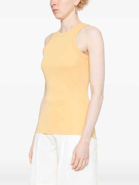 Bluze TOTME Solid Color Tank Top Yellow Femei (BM 19140776) 3