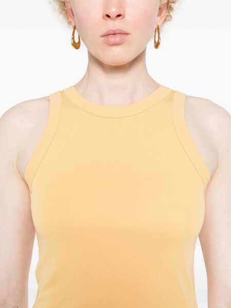 Bluze TOTME Solid Color Tank Top Yellow Femei (BM 19140776) 5
