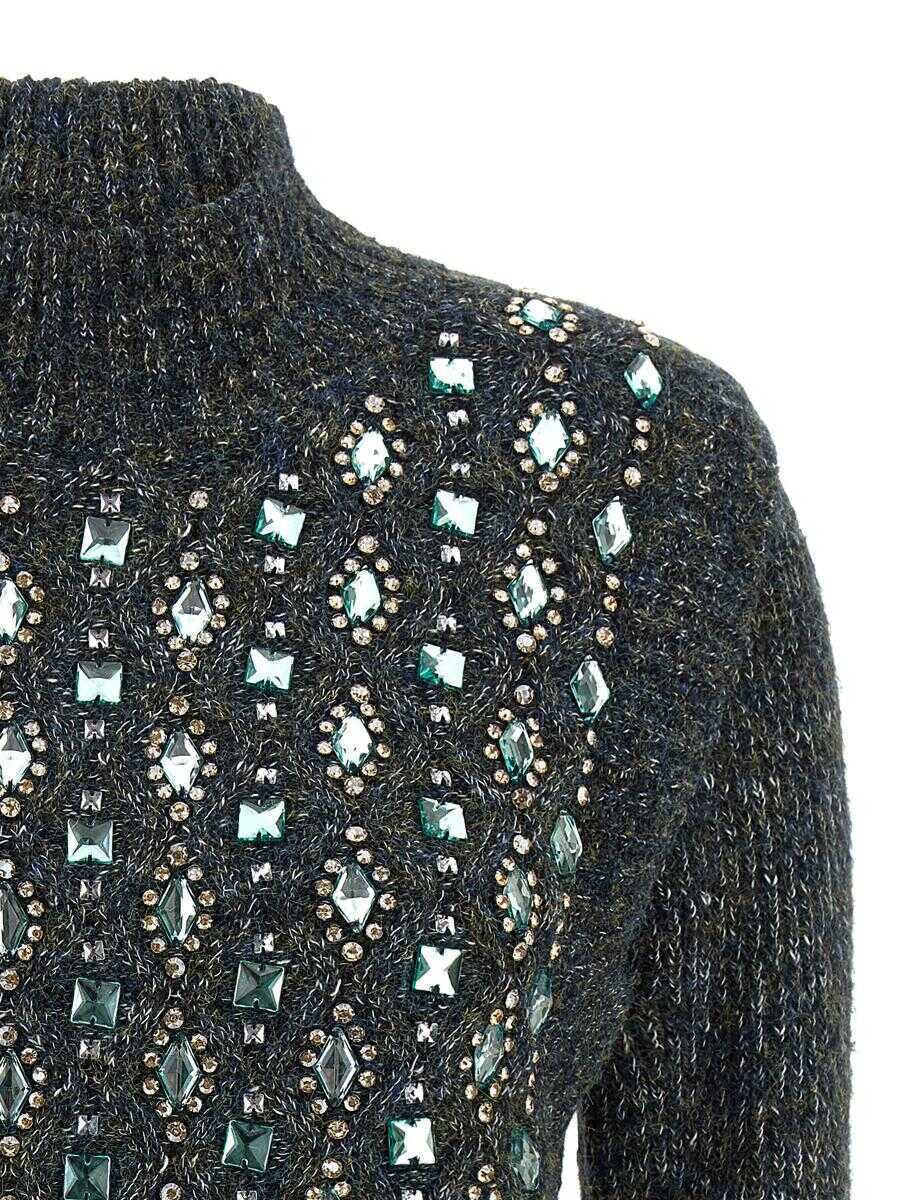 Pulovere Pinko Pinko Mirror Image Turtleneck Sweater MULTICOLOR Femei (BM 19141353) 3