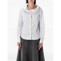 Camasi Our Legacy Kaonashi Striped Poplin Shirt With Collapsed Collar Femei