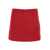 MSGM Red Miniskirt With Side Concealed Zip Closure In Wool Blend Woman RED