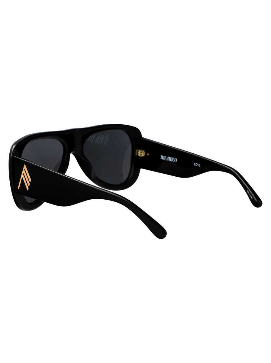 Ochelari de soare THE ATTICO The Attico Sunglasses BLACK/ YELLOW GOLD/ GREY Femei (BM 19143723) 4