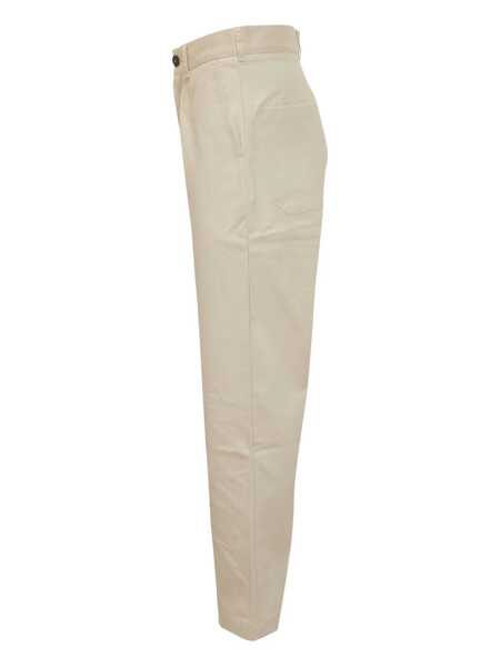 Pantaloni STUDIO NICHOLSON Studio Nicholson Studio Nicholson Straight Beige Pants WHITE Barbati (BM 19143825) 3