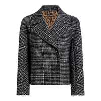 Paltoane Dolce & Gabbana Houndstooth Coat Femei