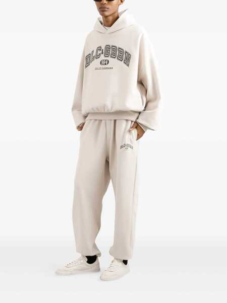 Bluze de trening Dolce & Gabbana Dolce & Gabbana Dolce & Gabbana Hoodie With Logo Print Beige Barbati (BM 19144674) 2