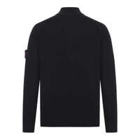 Pulovere Stone Island pentru Barbati - Cardigane Stone Island Stone Island Cardigan Black Barbati (BM 19145364) - B-mall.ro