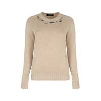 Pulovere Fabiana Filippi Sweater With Round Neck In Wool Blend Femei
