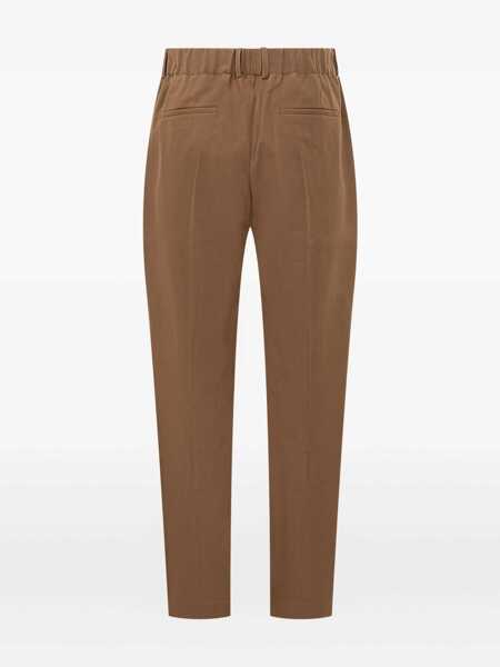 Pantaloni STUDIO NICHOLSON Studio Nicholson Studio Nicholson High Waist Pants BROWN Barbati (BM 19146063) 2