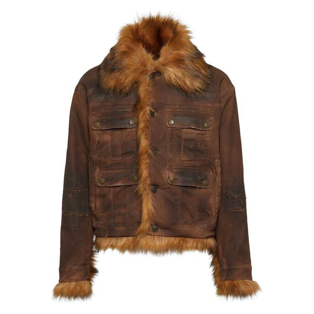 Paltoane DSQUARED2 DSQUARED2 Jackets BROWN Barbati (BM 19146342) 1