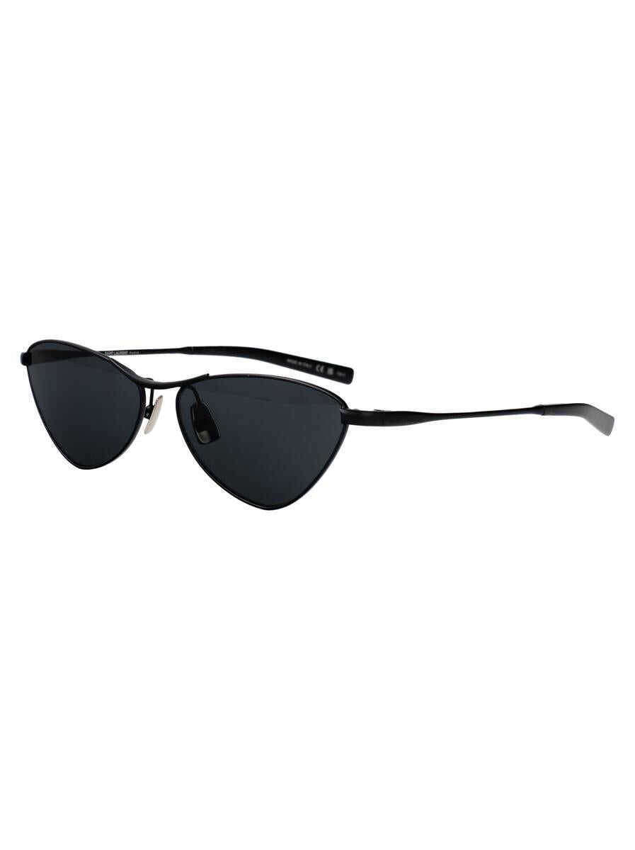 Ochelari de soare Saint Laurent Saint Laurent Eyewear Sunglasses BLACK-BLACK-BLACK Femei (BM 19146534) 2