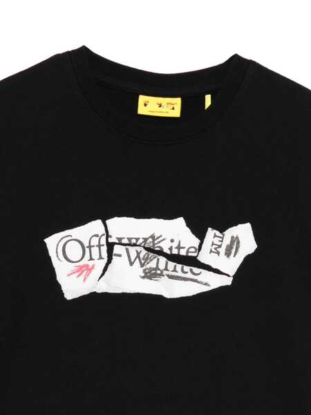 Tricouri Off-White ARROW COLLAGE TEE S/S BLACK - WHITE Black   Baieti (BM 19147233) 3