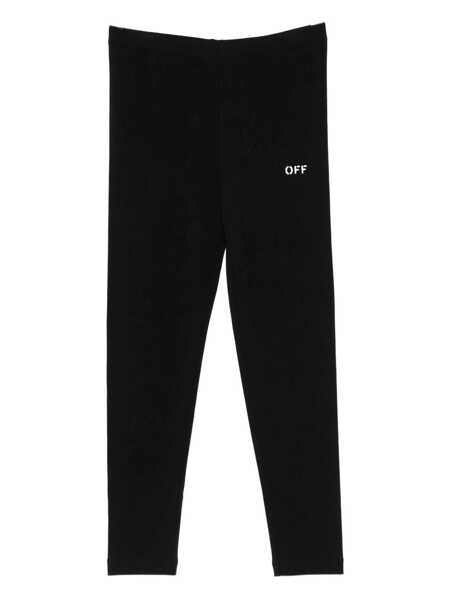 Colanti Off-White OFF STAMP LEGGING BLACK - WHITE Black   Fete (BM 19147269) 1