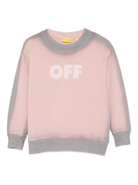 Bluze de trening Off-White GARMENT DYED SPRAY CREW ROSE PINK - SOFT Pink Fete (BM 19147278) 1