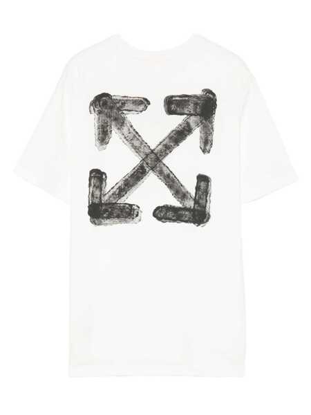 Tricouri Off-White ARROW SPONGE TEE S/S WHITE - BLACK White Baieti (BM 19147299) 2