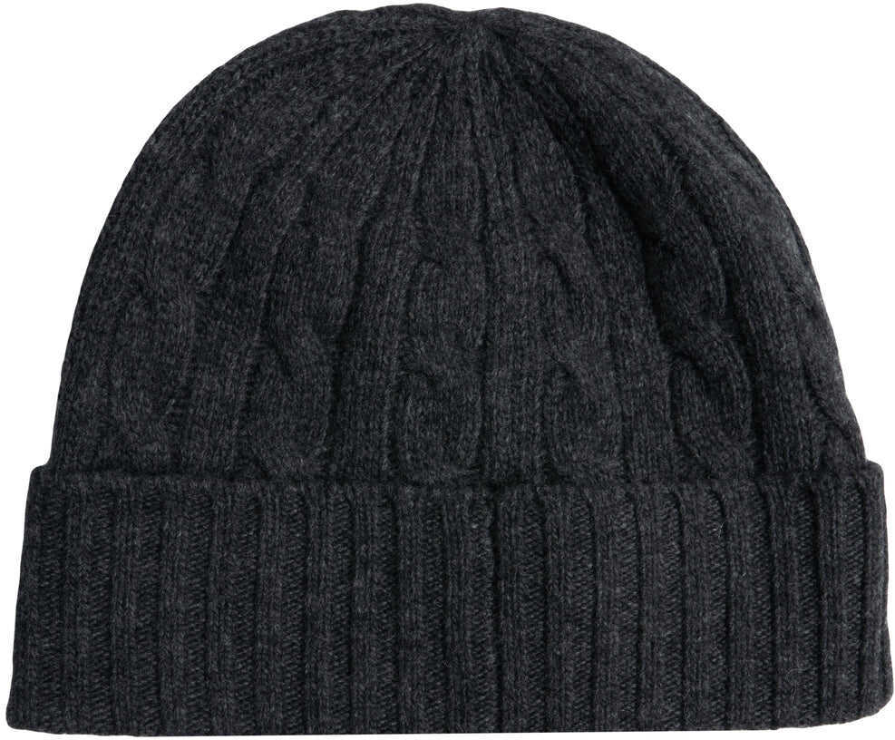 Caciuli Ralph Lauren Beanie with logo embroidery Grey Barbati (BM 19147601) 3