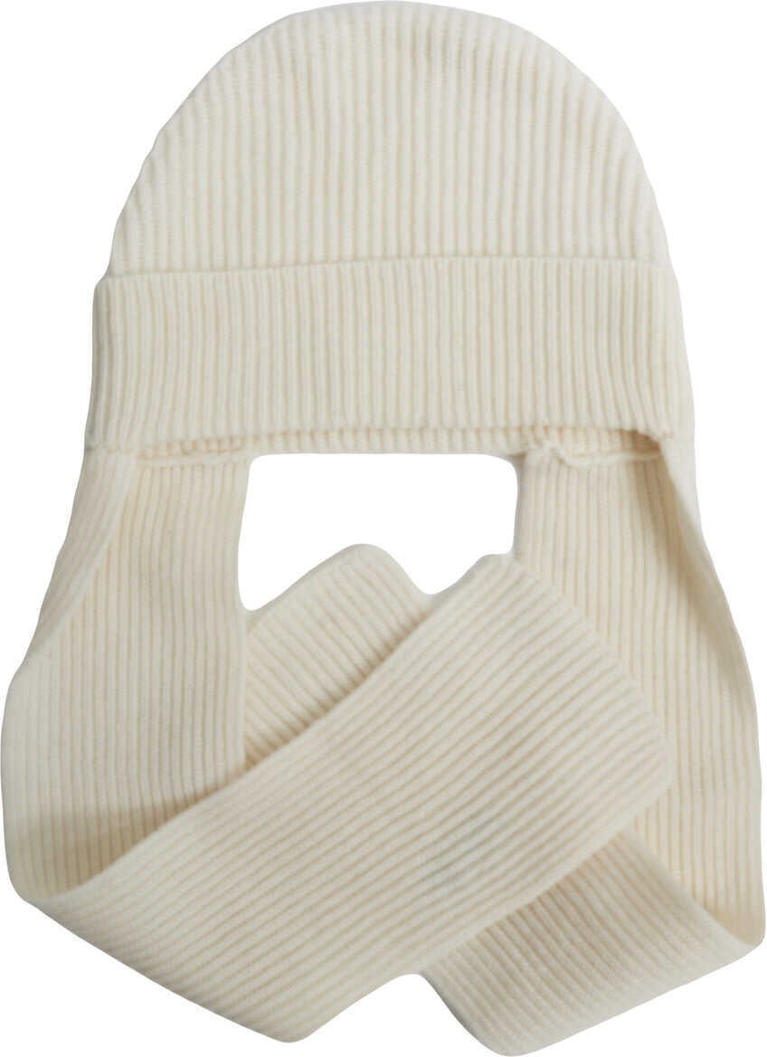 Caciuli Viktoriachan Beanie with scarf Gala White Femei (BM 19147619) 1