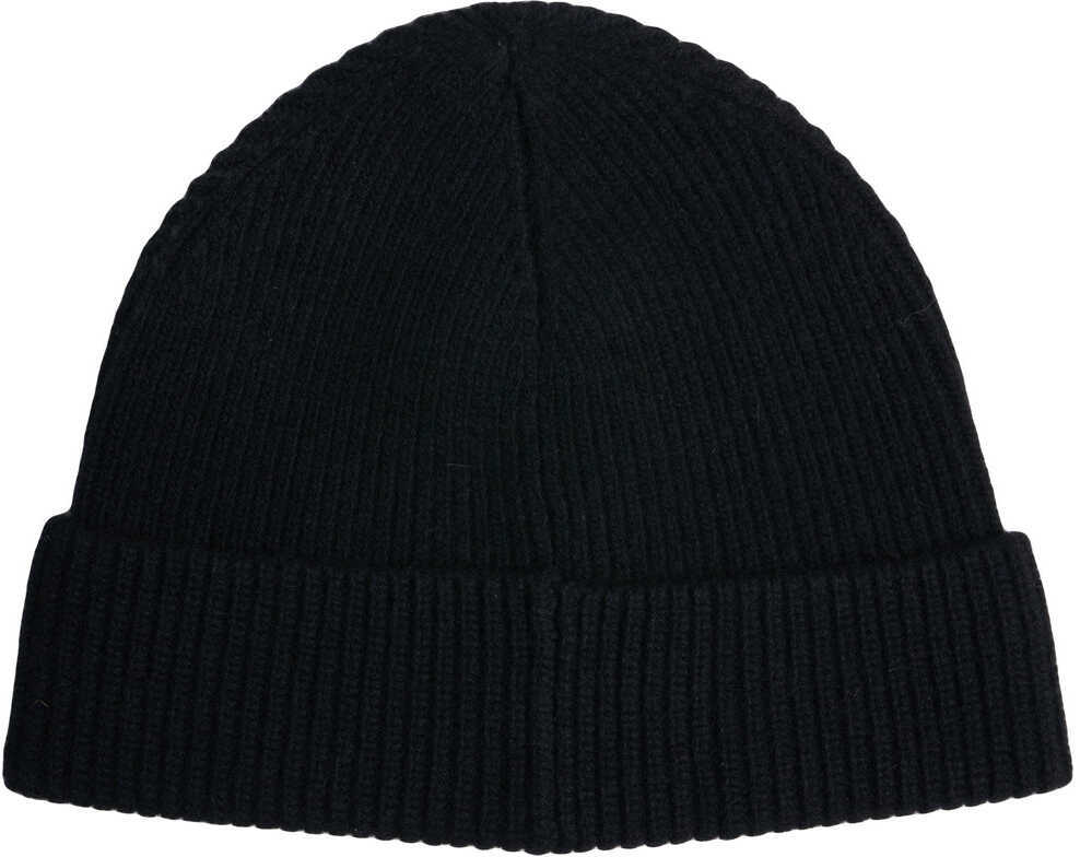 Caciuli Ralph Lauren Beanie with logo embroidery Black Barbati (BM 19147637) 3