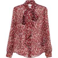 Bluze Printed Silk Shirt Femei