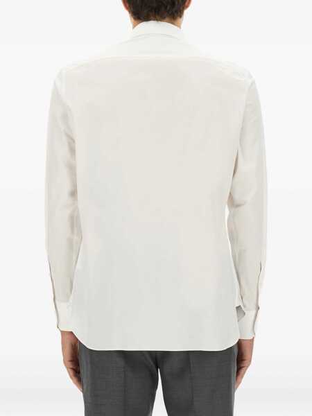 Camasi casual ZEGNA Cotton Shirt WHITE Barbati (BM 19147730) 3