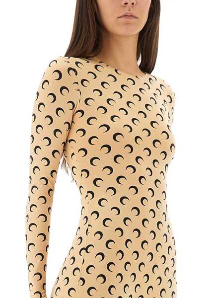 Salopete MARINE SERRE Moon Suit BEIGE Femei (BM 19147790) 2