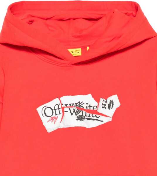 Hanorace Off-White Sweatshirt With Logo RED Fete (BM 19147805) 3