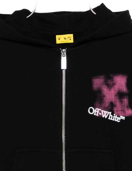 Hanorace Off-White Arrowspray Logo Sweatshirt BLACK Fete (BM 19147823) 3