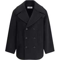 Sacouri office Double-Breasted Wool Caban Femei