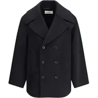 Sacouri office Double-Breasted Wool Caban Femei