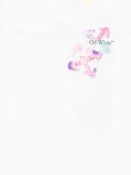 Tricouri Off-White Spray Logo T-Shirt WHITE Baieti (BM 19147856) 3