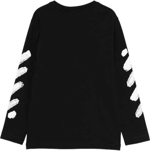 Tricouri Off-White Graffiti Logo T-Shirt BLACK Baieti (BM 19147862) 2