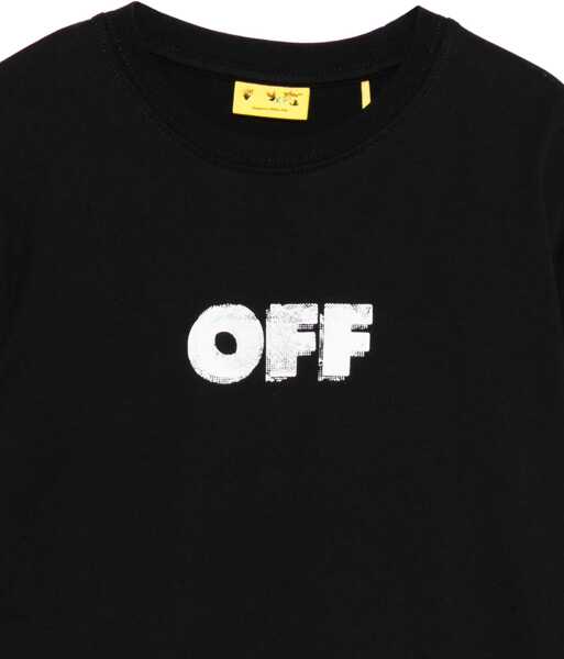 Tricouri Off-White Graffiti Logo T-Shirt BLACK Baieti (BM 19147862) 3