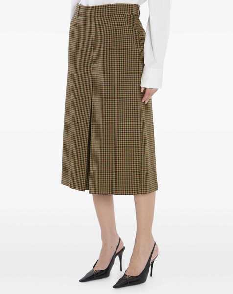 Pantaloni casual Saint Laurent Pants Skirt BROWN Femei (BM 19147949) 4