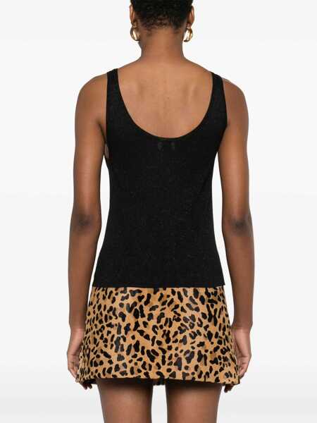 Bluze Saint Laurent Lurex Knit Tank Top BLACK Femei (BM 19147955) 4