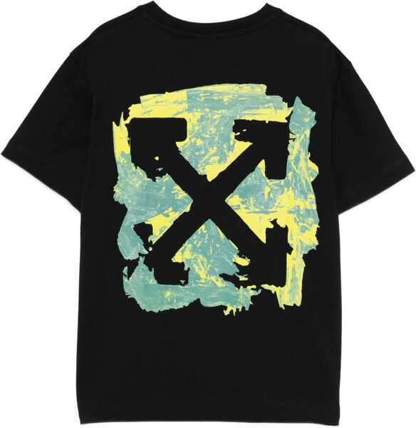 Tricouri Off-White Graffiti Logo T-Shirt BLACK Baieti (BM 19147967) 2