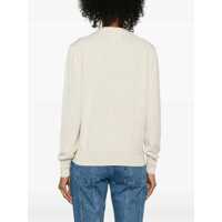 Pulovere Dama - Cardigane ISABEL MARANT ETOILE Cardigan Karin With Logo IVORY Femei (BM 19147991) - B-mall.ro