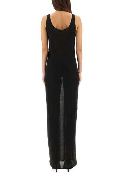 Rochii casual Saint Laurent Lurex Knit Dress BLACK Femei (BM 19147997) 3