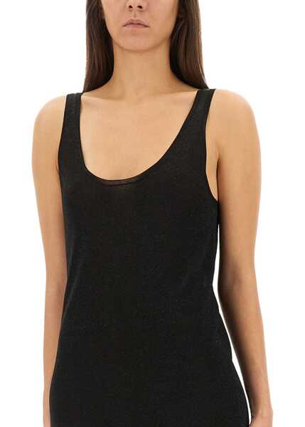 Rochii casual Saint Laurent Lurex Knit Dress BLACK Femei (BM 19147997) 4