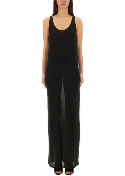 Rochii casual Saint Laurent Lurex Knit Dress BLACK Femei (BM 19147997) 1