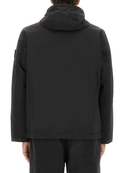 Jachete Stone Island Hooded Jacket BLACK Barbati (BM 19148006) 3