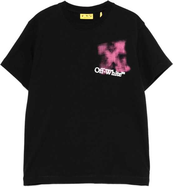 Tricouri Off-White Spray Logo T-Shirt BLACK Baieti (BM 19148051) 1
