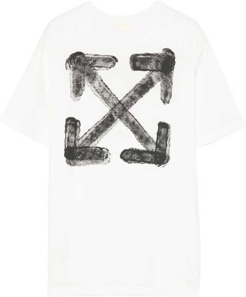 Tricouri Off-White Graffiti Logo T-Shirt WHITE Baieti (BM 19148069) 2
