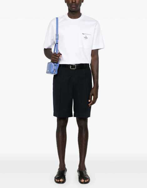 Tricouri Fendi Cotton T-Shirt WHITE Barbati (BM 19148126) 2