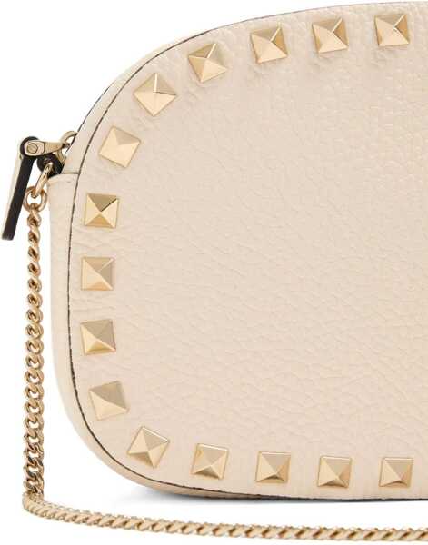 Genti tip postas Valentino Garavani Oval Rockstud Bag WHITE Femei (BM 19148180) 5