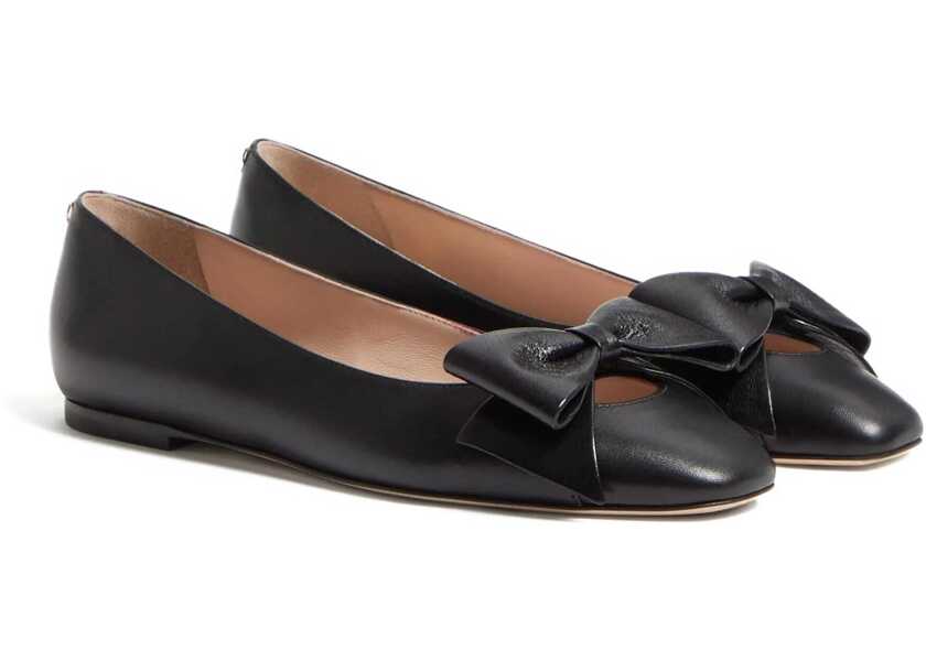 Balerini Valentino Garavani Bowow Ballerina Flats BLACK Femei (BM 19148192) 2