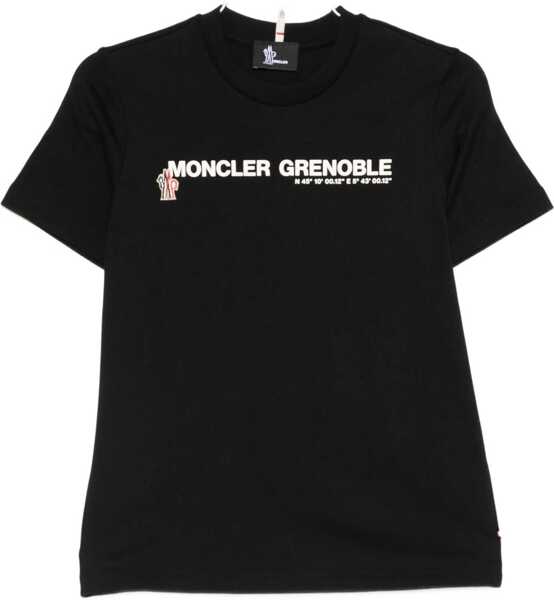 Tricouri Moncler Grenoble Contrasting logo T-shirt 999 Femei (BM 19148261) 1