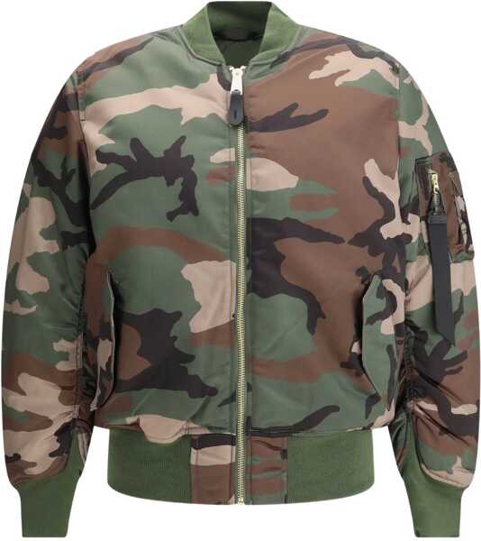 Bomber jacket Alpha Industries MA-1 Base Camo Flight Bomber Jacket 408 WDL CAMO 65 Barbati (BM 19148303) 1